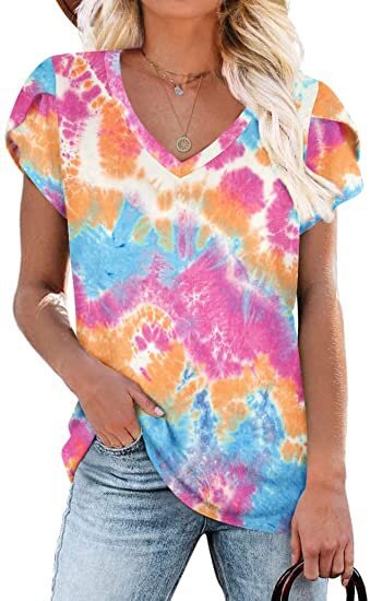 Short-sleeved Cotton T-shirt Women's Bottoming Top