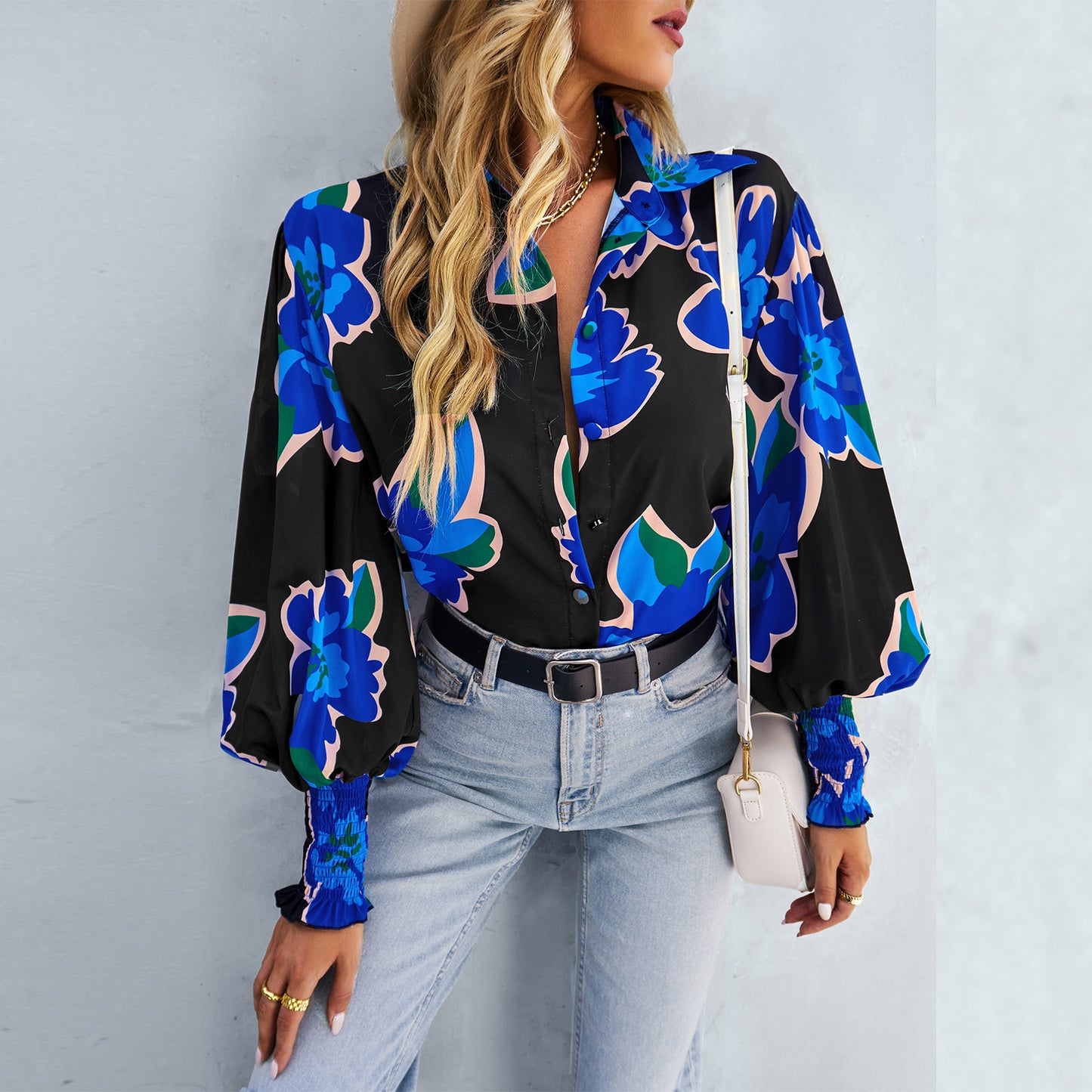 Fashion Commuter Women's Shirt Winter Long-sleeved All-match Top