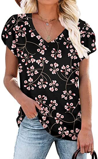 Short-sleeved Cotton T-shirt Women's Bottoming Top