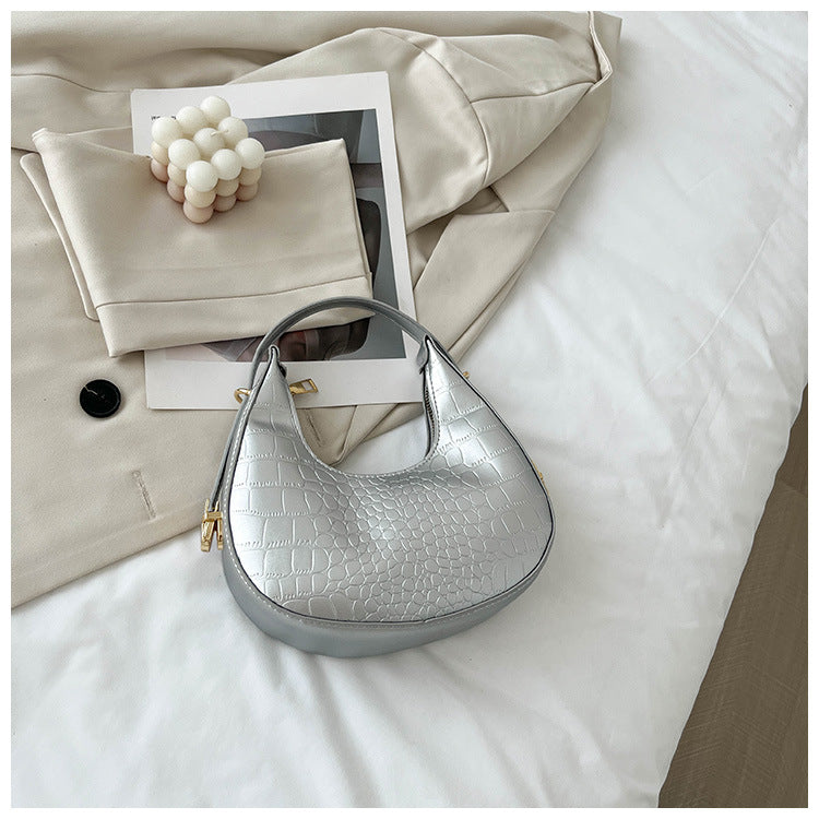Women's Popular Underarm Bag, High-end, Simple And Elegant Shoulder Handbag