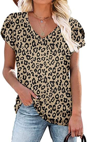 Short-sleeved Cotton T-shirt Women's Bottoming Top