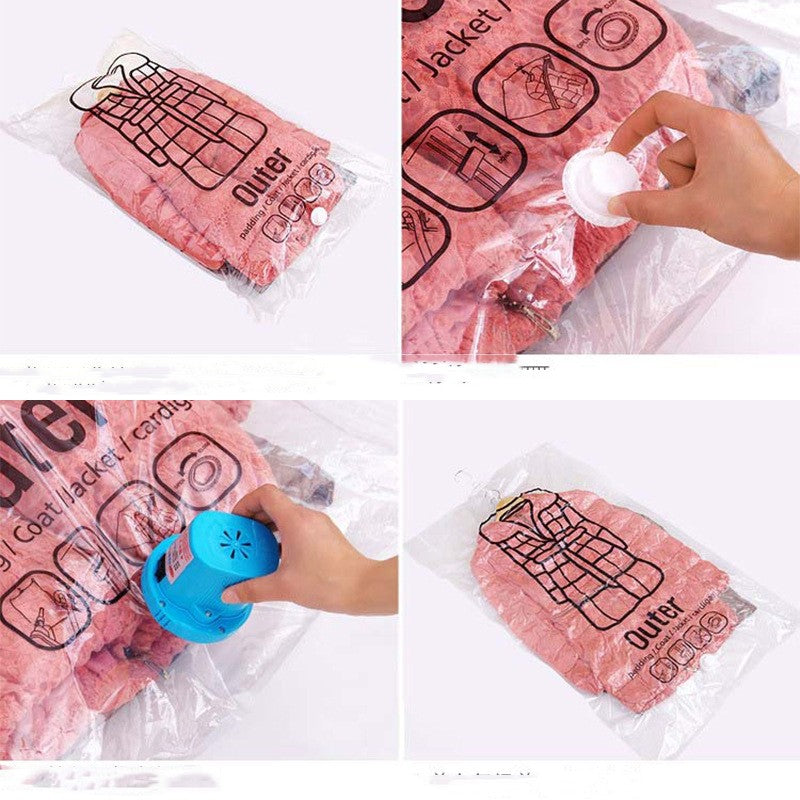 Household Side-pull Suspension Air Extraction Vacuum Compression Bag
