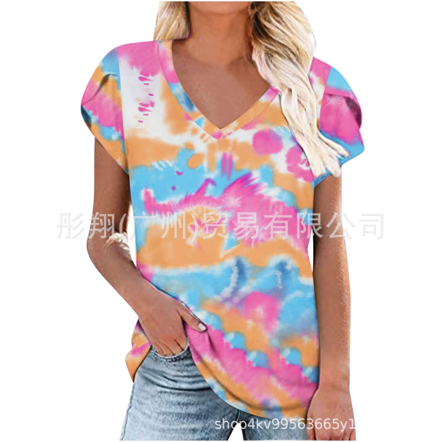 Short-sleeved Cotton T-shirt Women's Bottoming Top