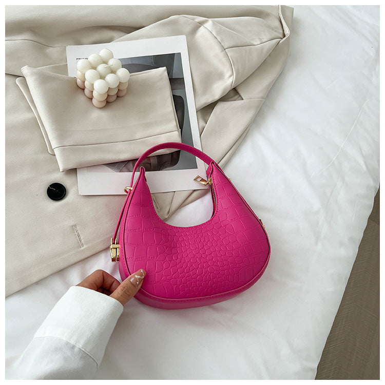Women's Popular Underarm Bag, High-end, Simple And Elegant Shoulder Handbag