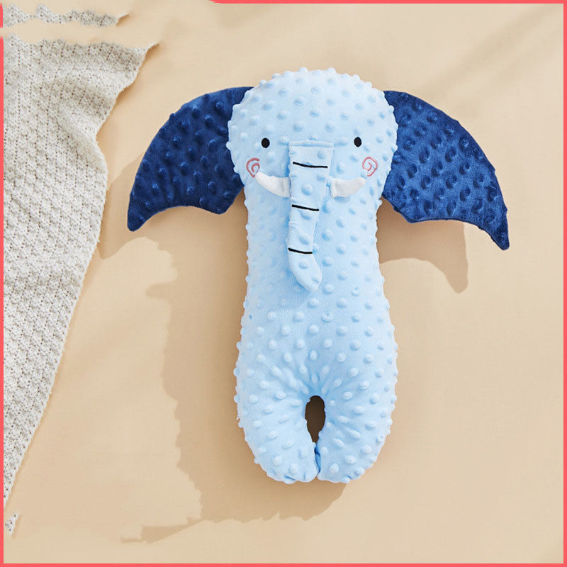 Baby Sleeping With Pillow To Prevent Jumping