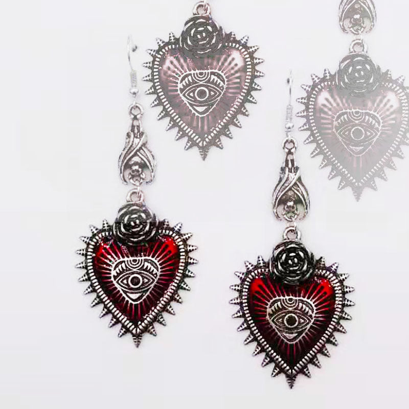 European And American Jewelry Dark Goth Punk Earrings