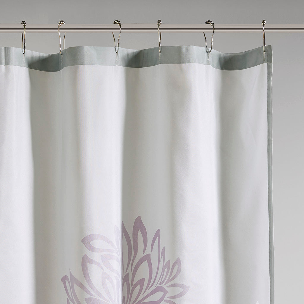 Printed Floral Shower Curtain