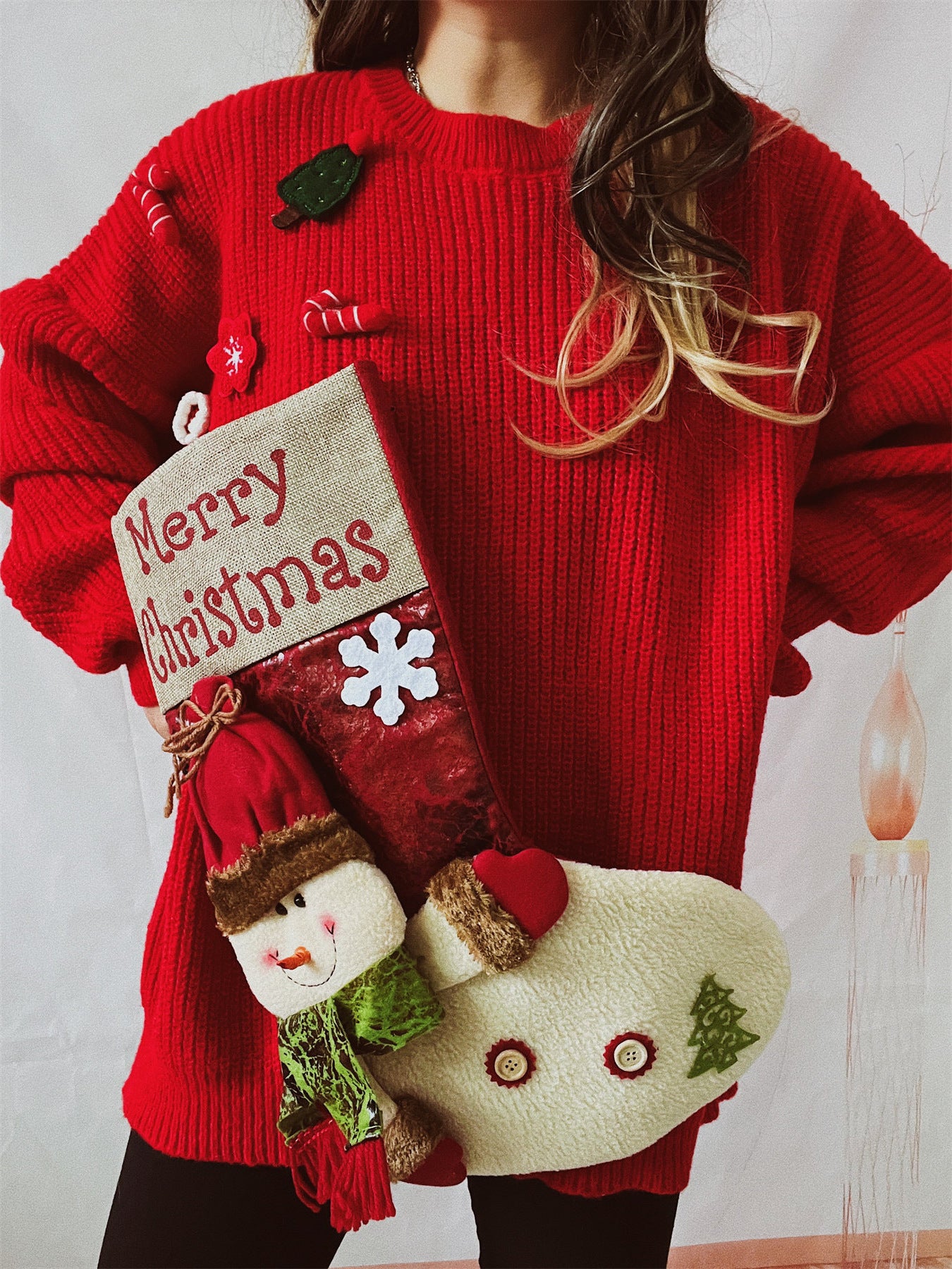 Women's Fashion Loose Thick Christmas Sweater