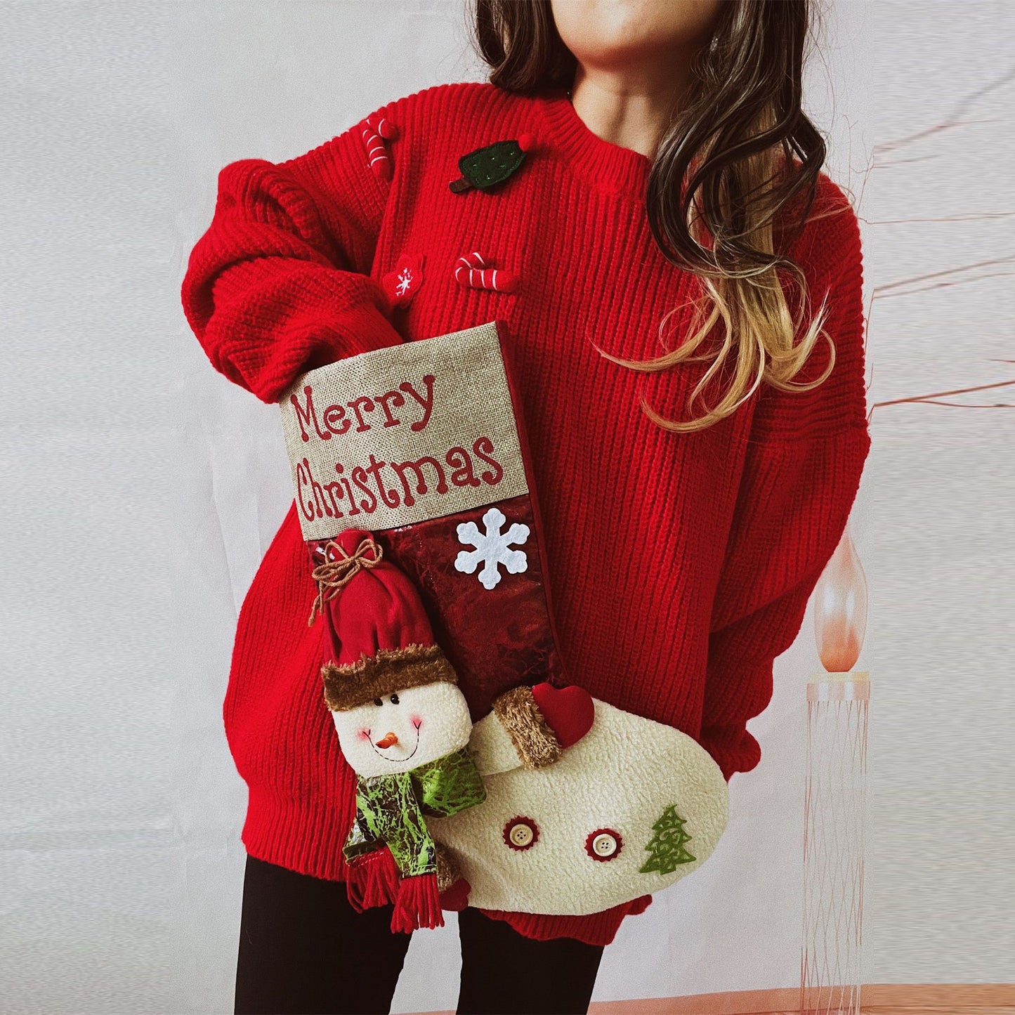 Women's Fashion Loose Thick Christmas Sweater