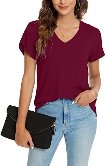 Short-sleeved Cotton T-shirt Women&#039;s Bottoming Top