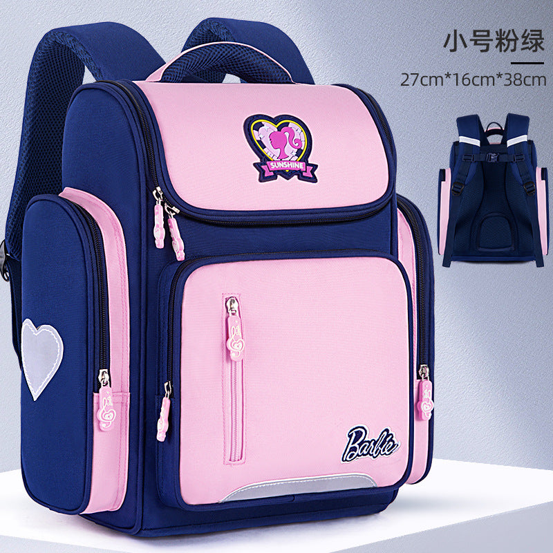 Barbie Schoolbag Schoolgirls 2021 New Style Girls Girls Ultralight Backpacks For Children In Grades 13 To 6