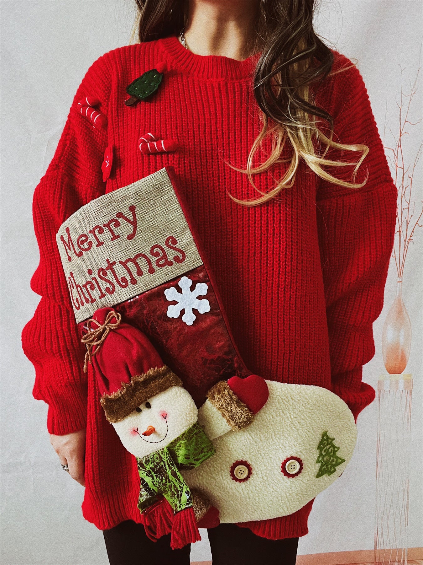 Women's Fashion Loose Thick Christmas Sweater