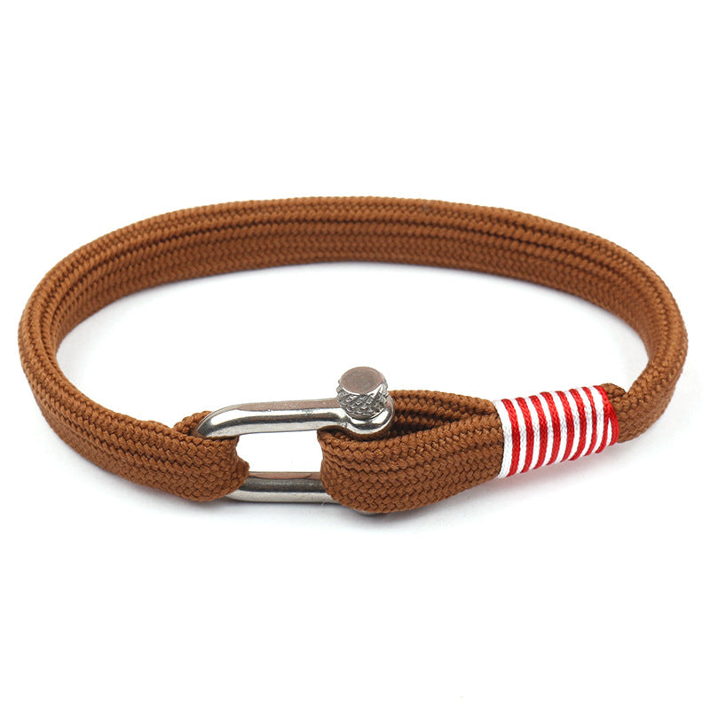 Anchor men's bracelet