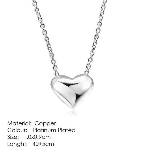 Heart pendant necklace