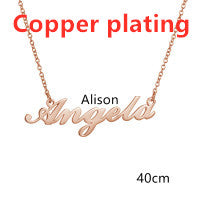 Necklace Alloy Pendant Font Fascinating Pendant Custom Name Necklace Personalized Necklace