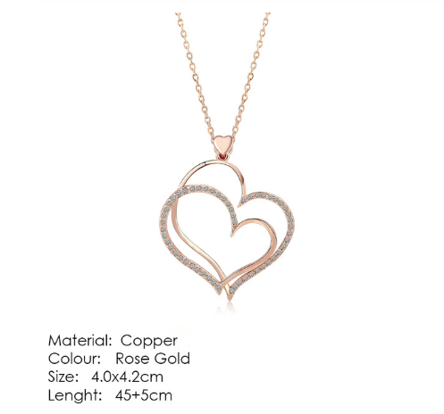 Heart pendant necklace