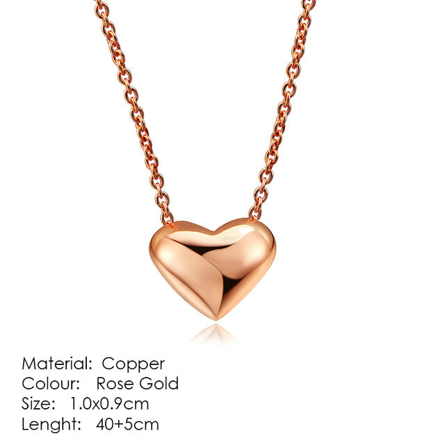 Heart pendant necklace