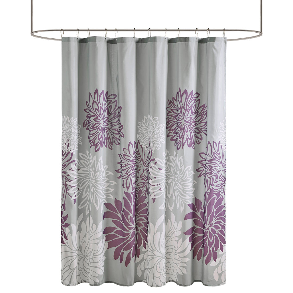 Printed Floral Shower Curtain