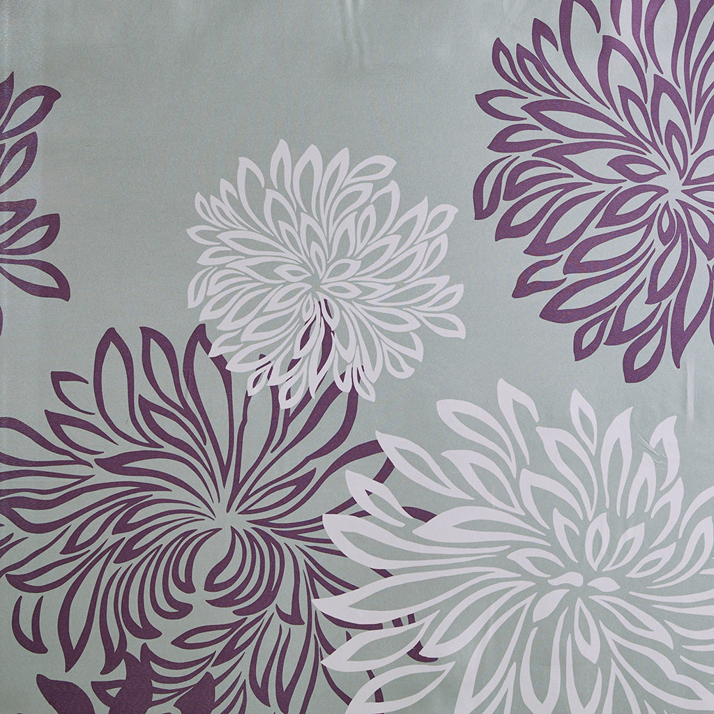 Printed Floral Shower Curtain