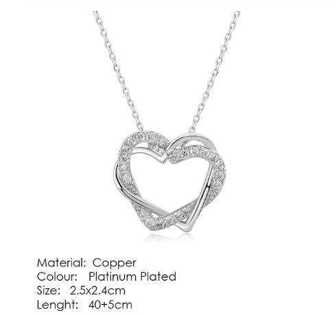 Heart pendant necklace