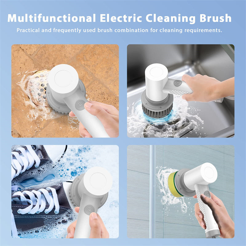 Wireless Electric Cleaning Brush Housework Kitchen Gadgets Dishwashing Brush Bathtub Tile Professional Cleaning Brush Labor Saving