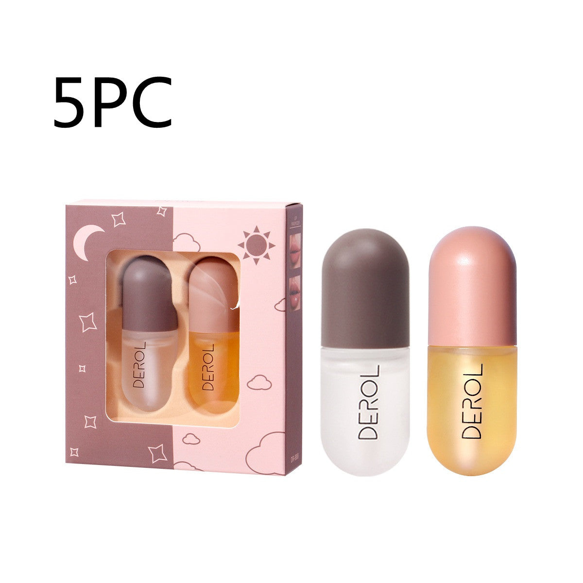 Day Night Instant Volume Lip Plumper Oil Clear Lasting Nourishing Repairing Reduce Lip Fine Line Care Lip Beauty Cosmetic