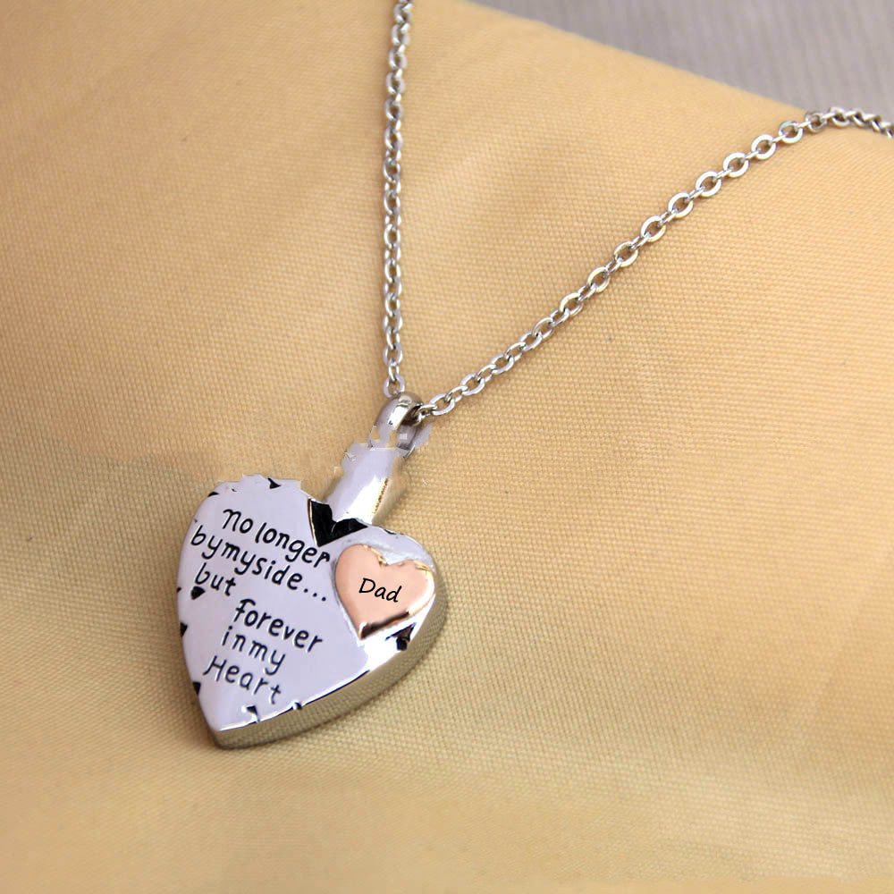 Heart Shaped Pet Ashes Necklace In Memory Of Loved Ones