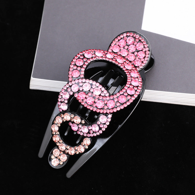 Duckbill Clip Hairpin Large Plate Hairpin Bow Headdress