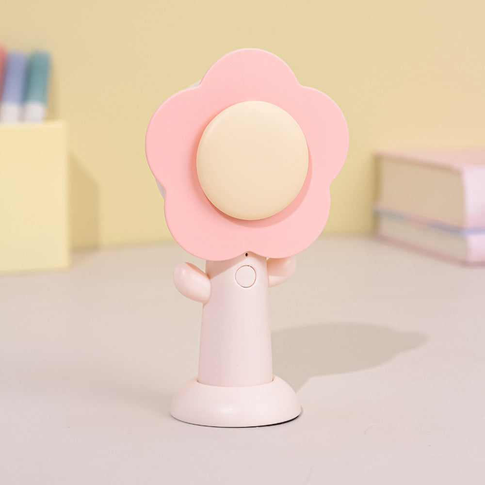 Mini Little Flower Ins Handheld Usb Rechargeable Portable Desktop Desktop Style