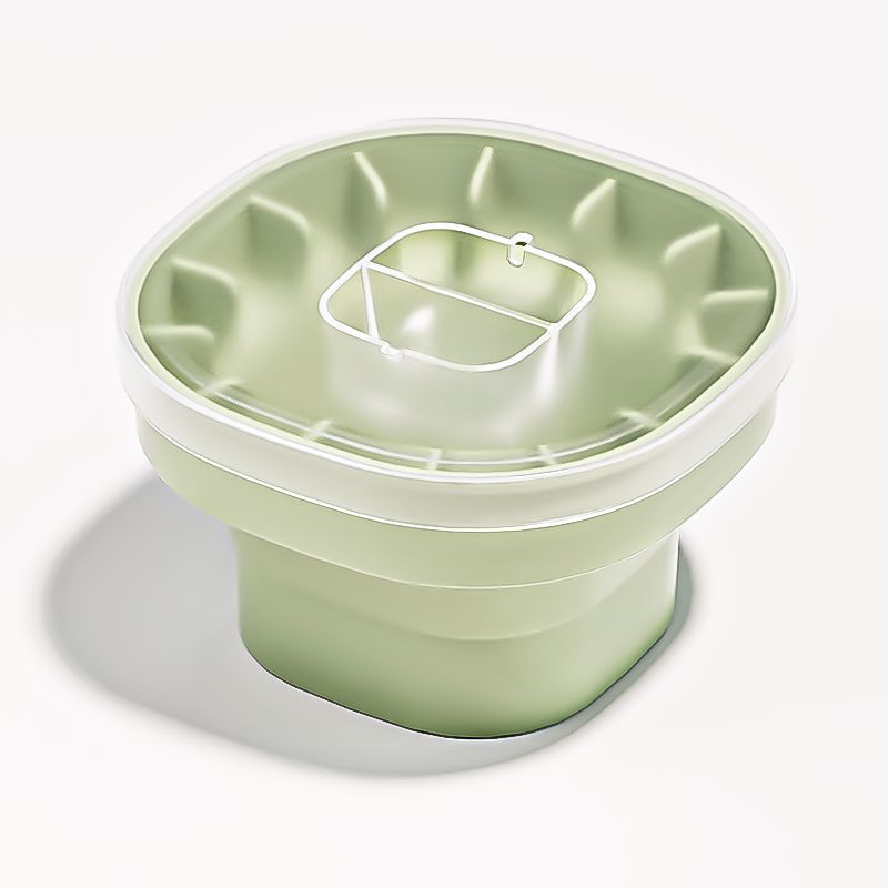 Creative Folding Silicone Ice Bucket Press