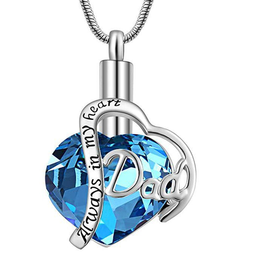 Crystal Necklace Commemorates Loved Ones Jewelry Ashes