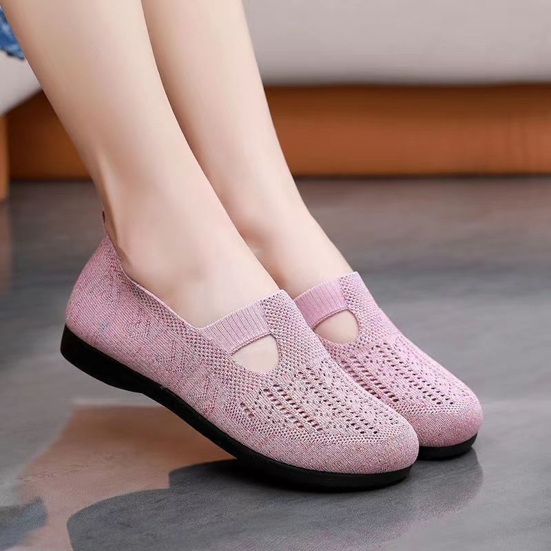 Women Flats Shoes Breathable Mesh Shoes Summer Light Loafers